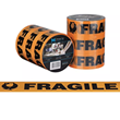 FRAGILE Printed Message Tape Orange/Black 48mm x 100m x 50mu, 36 Rolls Box